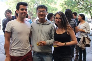 Paul-Elie Kephaliacos (23), Xiang Ji (19) y Mathilde Divanach (22).